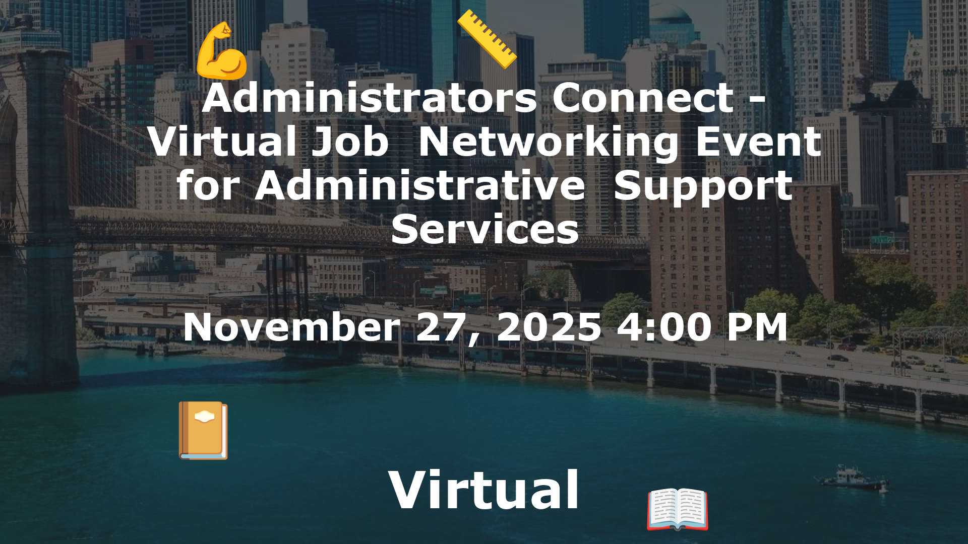Administrators Connect - Virtual Job  Networking Event for Administrative  Support Services event image